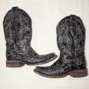 Women's Corral Lizard Inlay Boots
